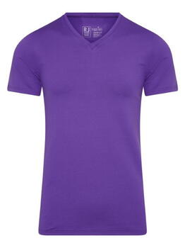 RJ Bodywear Hommes Pure Color  Violet shirt