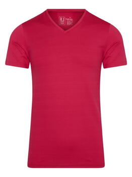 RJ Bodywear Hommes Pure Color  Rouge Foncé shirt