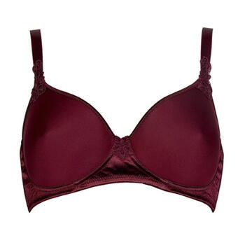 Elbrina Valerie Bordeaux Soutien-Gorge sans Armatures en Dentelle