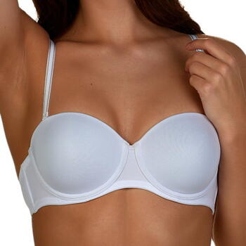 After Eden Strapless Blanc Soutien-Gorge Rembourré