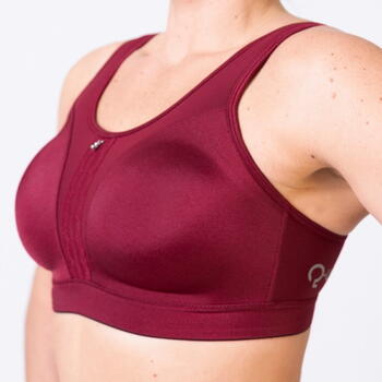 Q-Linn Cannes Rouge Foncé Soutien-Gorge de Sport