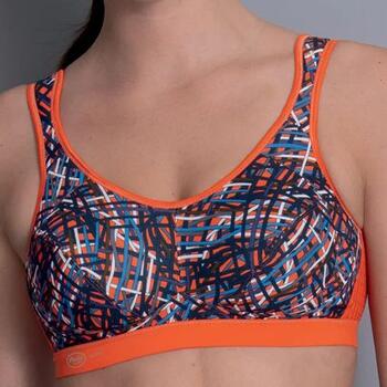 Anita Active Extreme Control Orange/Print Soutien-Gorge de Sport
