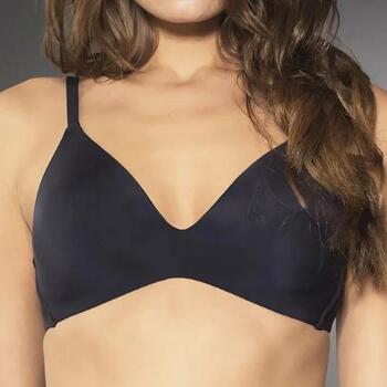 After Eden Soft Comfort Noir Soutien-Gorge sans Armatures en Dentelle