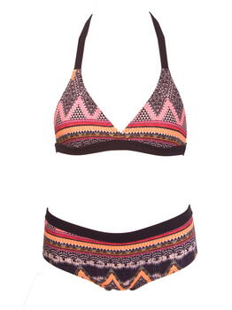 Nickey Nobel Jennifer Bleu Marine/Print Set