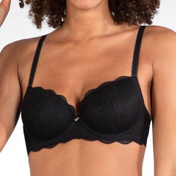 Naturana Light Lace Noir Soutien-Gorge Rembourré