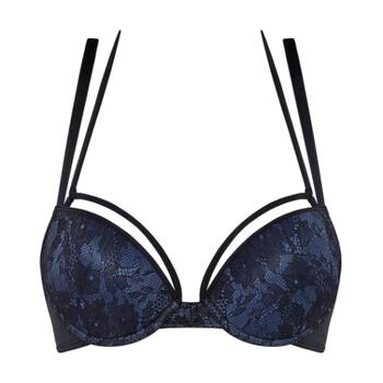 Marlies Dekkers Art Of Love Noir/Bleu Soutien-Gorge Push Up