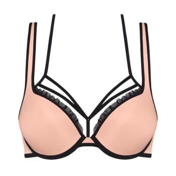 Marlies Dekkers Meringue Rose/Noir Soutien-Gorge Push Up