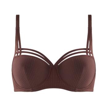 Marlies Dekkers Dame de Paris Marron/Print Soutien-Gorge Rembourré
