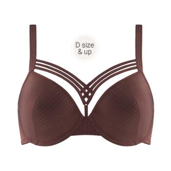Marlies Dekkers Dame de Paris Marron/Print Soutien-Gorge Rembourré