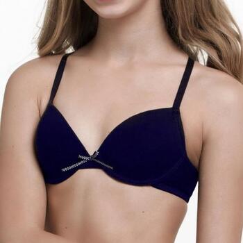 Seins et culottes bouffantes Anny Bleu Marine Soutien-Gorge pour Fille