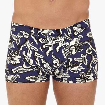HOM Catalan Bleu Marine/Print Boxer