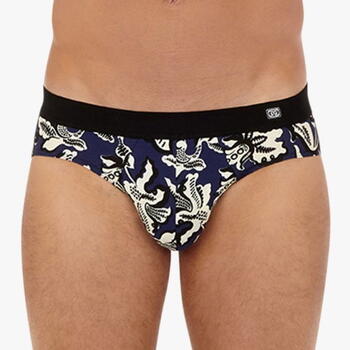 HOM Catalan Bleu Marine/Print Slip