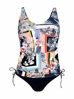 Maillots de bain Anita Illi Blanc/Print Tankini Set