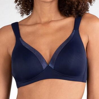 Naturana Everyday Bleu Marine Soutien-Gorge sans Armatures en Dentelle