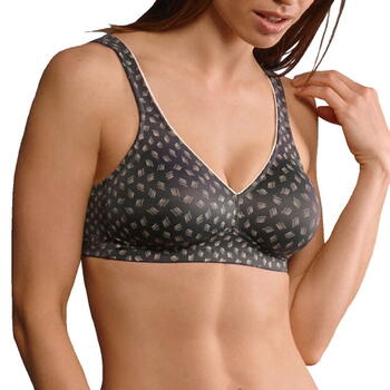 Rosa Faia Twin Art Anthracite Soutien-Gorge sans Armatures en Dentelle