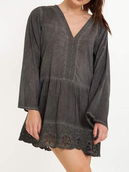 Plage de LingaDore Cover Up Noir Tunique