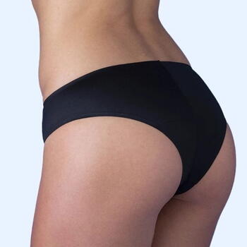 Salon Royal Fit Noir Slip Brésilien