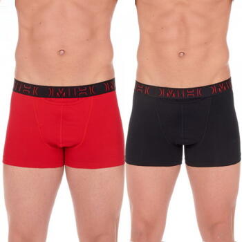 HOM Boxerlines Noir/Rouge Boxer