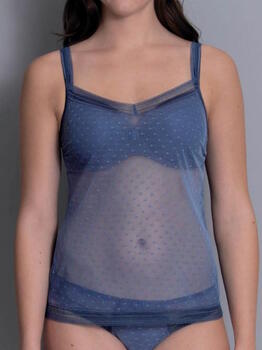 Rosa Faia Emily Bleu Top Spaghetti