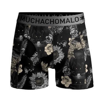 Muchachomalo Panther Noir/Print Boxer