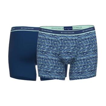 Tom Tailor Palm Leaves Bleu Marine/Print Boxer
