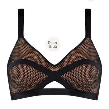 Marlies Dekkers Wing Power Noir Soutien-Gorge sans Armatures en Dentelle