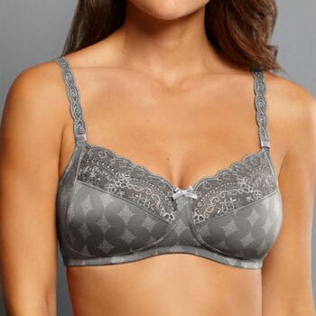 Rosa Faia Mila Gris Soutien-Gorge sans Armatures en Dentelle