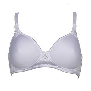 Elbrina Valerie Blanc Soutien-Gorge sans Armatures en Dentelle