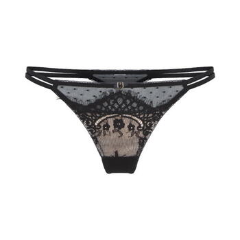 LingaDore Strappy Lace Noir Culotte String