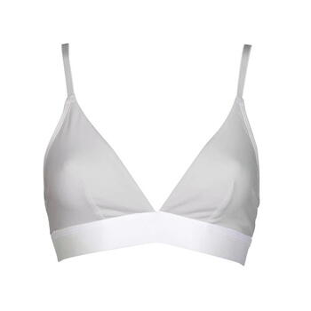Mon Basic par After Eden Sporty Blanc Soutien-Gorge sans Armatures en Dentelle