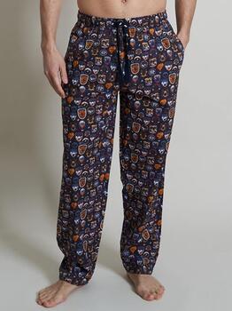 Un poisson nommé Fred Wintersport  Bleu Marine/Print Pantalon de Pyjama