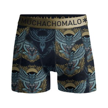 Muchachomalo NiteOwl Bleu/Print Boxer pour Hommes