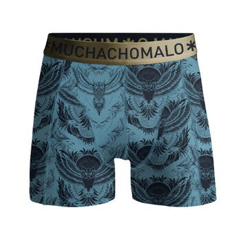 Muchachomalo NiteOwl Bleu/Print Boxer pour Hommes