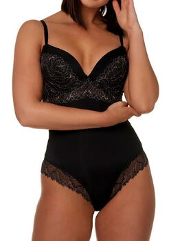 After Eden D-Cup & Up Novenna Noir/Or Corselet