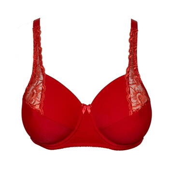 Elbrina Helen Rouge Soutien-gorge sans forme