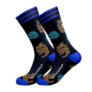 Muchachomalo Lickit Bleu/Print Chaussettes