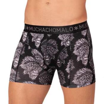 Muchachomalo Bison Noir/Print Modal Boxer