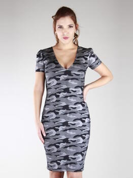 Peter Domenie Kaotic Noir/Gris Robe