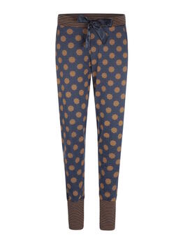 Charlie Choe Wandering Nights Bleu Marine/Print Pantalon de Pyjama