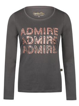 Charlie Choe Wild Nights Gris foncé Chemise de nuit