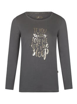 Charlie Choe Flower Nights Gris foncé Chemise de nuit