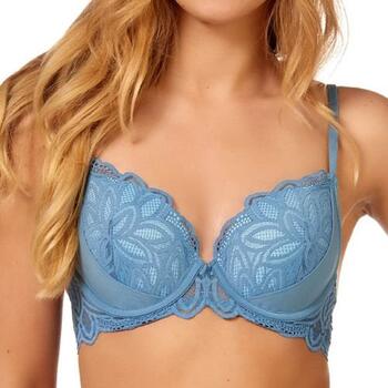 After Eden Saar Jeans Bleu Soutien-Gorge Rembourré