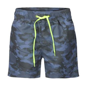  DJ DutchJeans Camouflage Bleu/Print Maillot de Bain pour Homme