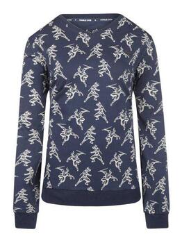 Charlie Choe NINJA Bleu Marine/Print Chemise de Pyjama