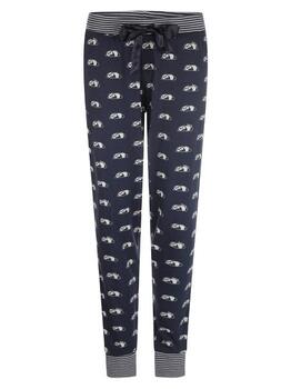 Charlie Choe Into The Wild Bleu Marine/Blanc Pantalon de Pyjama