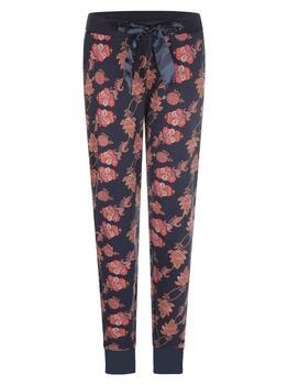Charlie Choe Wild Flora Bleu Marine/Print Pantalon de Pyjama