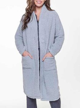 LingaDore Night Fluffy Bleu Peignoir