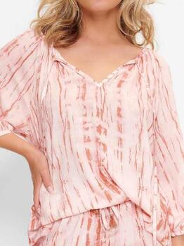 LingaDore Night Tie-Dye Hippie Orange/Print Chemise de nuit