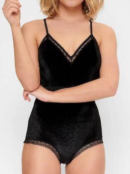 LingaDore Velvet Noir Corselet