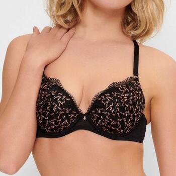 LingaDore In love with embroidery Noir/Cuivre Soutien-Gorge Push Up